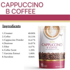 24x Be Easy B Instant Coffee Cappuccino Detox Diet Weight Management