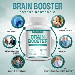 Brain Booster Nootropic Memory & Focus Function, Clarity Cognitive Supplement