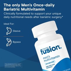 One Per Day Bariatric Multivitamin with Iron for Men | with Prostate and Hear…