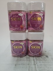 4x BIYODE Glutathione Gummies Vegan Skin Glow with Biotin L-Glutathione Exp12/26
