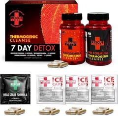 7 Day Thermogenic Permanent Detox Kit – Full Body Detox Cleanse for Women & men