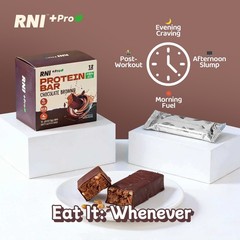 Protein Bar Chocolate Brownie, 22g Protein 0Sugar, High Fiber, 2.05 oz 12 Ct