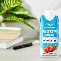 Equate High Performance Protein Shake, Strawberry, 11 fl oz, 4 Count