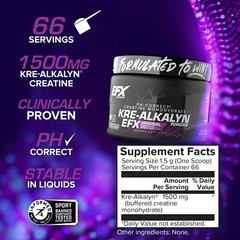 Kre Alkalyn EFX Creatine Monohydrate 66 Servings pH Correct Nutritional Suppl…