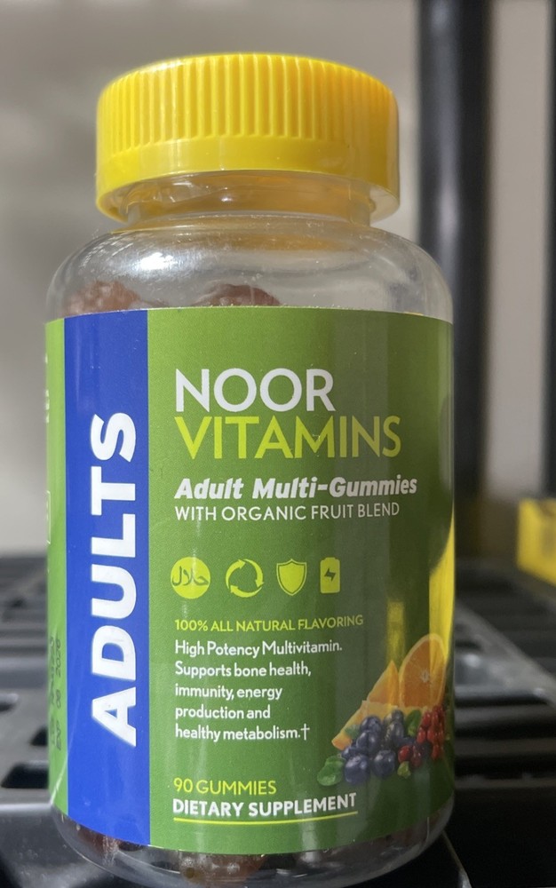 Noor Vitamins Adults Multi-gummies With Organic Fruit Blend
