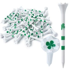 NorthPointe Golf Tees Plastic Combo Length Pack of 50 Includes (40 Count) 3 