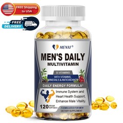 Men Daily Multivitamin Capsule Complex Energy Boost Prostate Health Function Cap