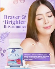 NEW AUTHENTIC LUXCENT LUMINOUS CAPS L-GLUTATHIONE 60 CAPSULES 1800 MG