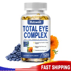 Eye Vitamins with Lutein and Zeaxanthin – Premium Eye Protection Formula 120Caps