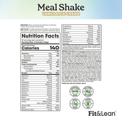 Meal Shake, Fat Burning Meal Replacement, Protein, Fiber, Probiotics, Vanilla…