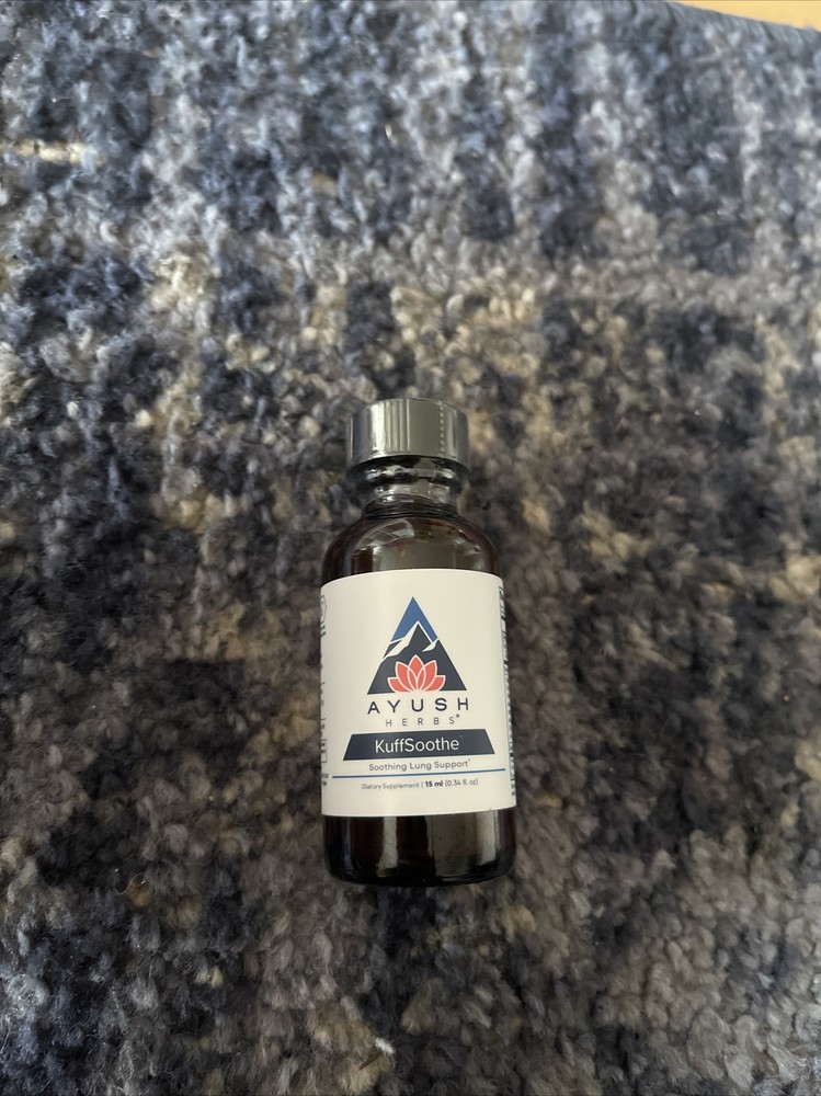 Ayush Herbs KuffSoothe 15mL (0.34oz), NEW Sealed
