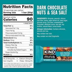KIND Mini Snack Bars Variety Pack, Gluten Free, Low Sugar, Low Calorie Snacks