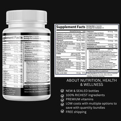No. 3 Focus Recall- Brain Support- 4 Bottles- 240 Capsules