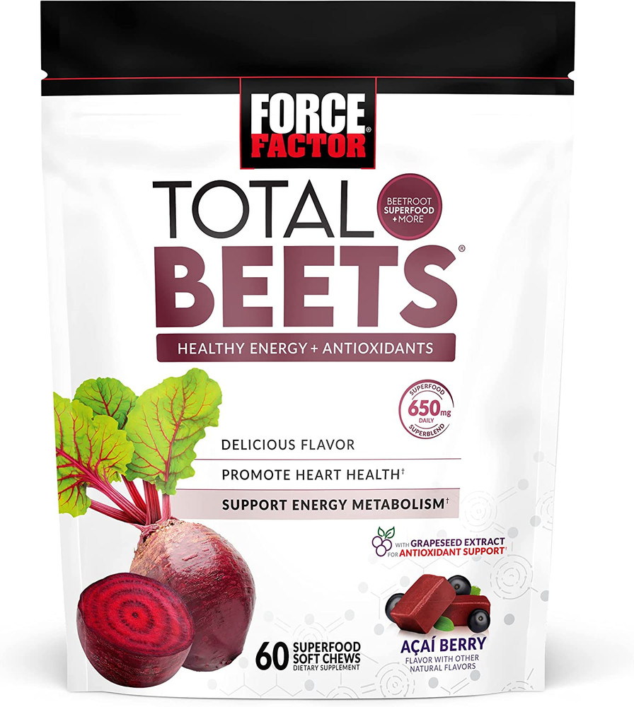 Total Beets Soft Chews – Healthy Energy Supplement with Elite Ingredients – Hear