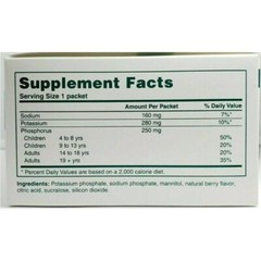 Cypress Pharmaceutical MCK27102700 – Phos-NaK Dietary Supplement Sodium / Pot…