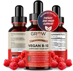 NASA Beahava Vitamin B12 Liquid Drops – 5000 MCG Supplement with Methylcobalamin
