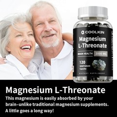Magnesium L-Threonate 2000mg- High Absorption Brain & Nervous System Health