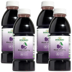 Dynamic Health Black Cherry Concentrate 16 fl. oz / 473 mL Each (Pack of 4)