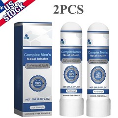 3XUncle Stiffy Nasal Inhaler, Complex Mens Nasal Inhaler Restore Prostate Energy