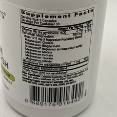 Bioptimizers Magnesium Breakthrough all 7 essential forms 60 capsules 500mg Eac