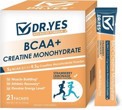 Stick Packs of DR.YES Non-GMO Creatine Monohydrate for Ultimate Muscle Recovery