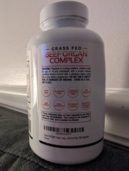 Cognitune GrassFed Beef Organ Complex Dietary Supplement, 180 caps. BB 01/2026