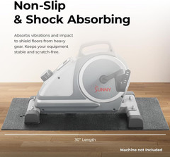 Equipment Mat – Multiple Size Options – Non-Slip Floor Protection Pad for Treadm