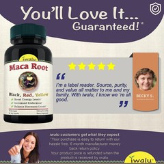 Organic Black Maca Benefits | Best Supplement Capsule Pill Men Women FREE SHIP