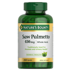 Nature’s Bounty Saw Palmetto 250 Count Herbal Supplement For Men’s Health
