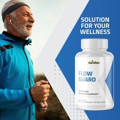 Flow Guard – Prostate Support- 4 Bottles- 240 Capsules