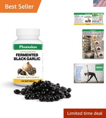 Organic Aged Black Garlic, Bioavailable Soft Capsules, Wholesome, Reduced Odo…