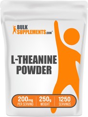 BulkSupplements L-Theanine Powder – 200mg Servings – Supports Cognition