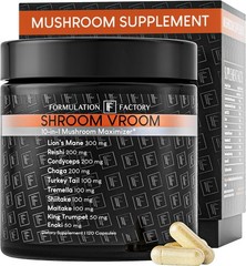 Shroom Vroom 10-in-1 Mushroom Complex 2-Pack 120 Capsules