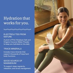 Organic Electrolyte Drink Mix – Low Sugar Hydration Powder, Lemonade Flavor, Non