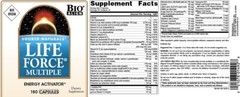 Source Naturals Life Force Multiple Energy Activator – 180 Capsules