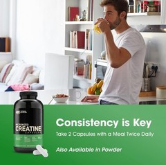 Optimum Nutrition, Micronized Creatine, 2500mg, 300 Capsules
