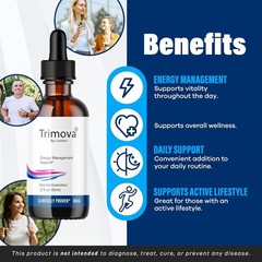 New Trimnova Metabolic Support Liquid Drops Advanced Pack of 2 Bottle Fast Ship