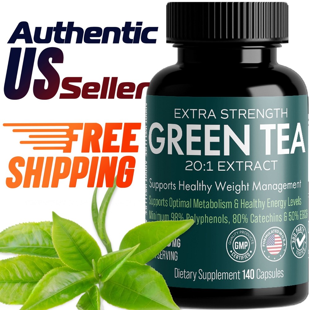 20:1 Green Tea Extract Supplement | 6000mg EGCG | Metabolism & Energy Boost – 14