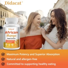 African Mango Extract Ultimate Weight Loss Fat Burn Diet Pills Free Shipping
