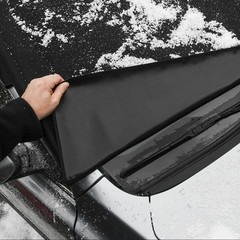 Automotive Winter Windshield Cover Standard Size for Cars , Black