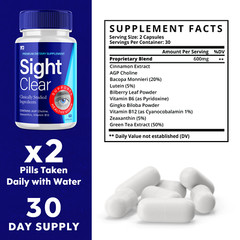 Sight Clear – Support Healthy Eye Vision for Clarity & Focus (5 Pack)