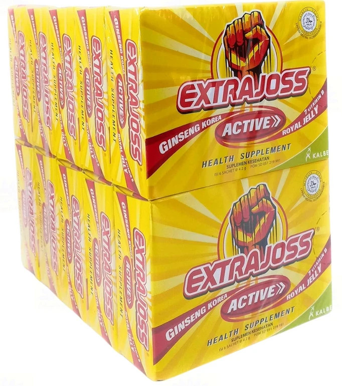 Extra Joss 10 Boxes 60 Sachets Active Flavoured Drink Base Sugar Free