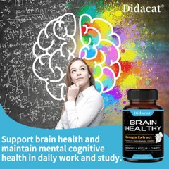 Brain Healthy Supplement Improve Brain Health Supports Memory,Focus & Clarity