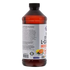 Sports, Triple Strength L-Carnitine Liquid, Citrus, 3,000 mg, 16 fl oz (473 ml)