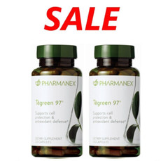 2-PACK Nu Skin Nuskin Pharmanex Tegreen 97 120 Caps NEW-STOCK 05/2026
