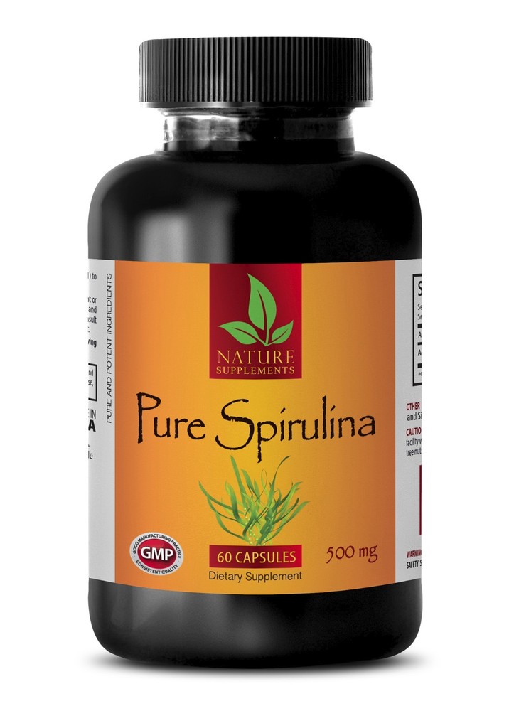 Mood boost – SPIRULINA 500mg – 60 Capsules – spirulina and chlorella sunfood