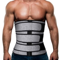 Men Sweat Sauna Waist Trainer Weight Loss Neoprene US Corset Cincher Body Shaper