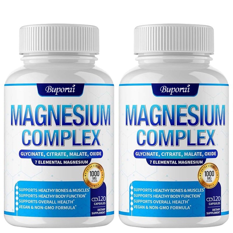 Magnesium Complex 240pcs,Relaxation,Supports Muscle,Bone & Heart Health,Immunity