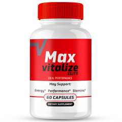 Max Vitalize for Men Capsules, Advanced MaxVitalize Natural Pills (1 Pack)