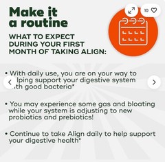2 Align DualBiotic Prebiotic + Probiotic for Women and Men 2X 60= 120 Gummies